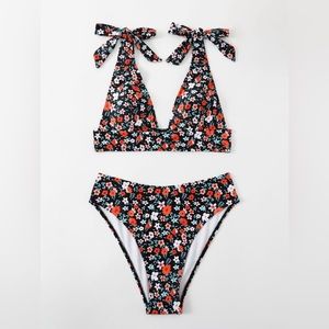 SHEIN floral bikini. NEVER WORN!